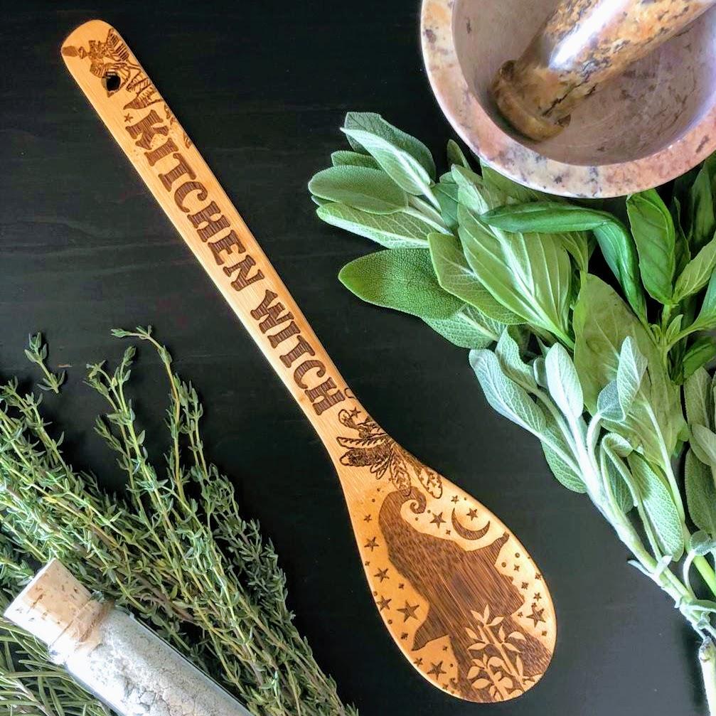 Witchy Bamboo Wooden Spoon - Witchy wonder