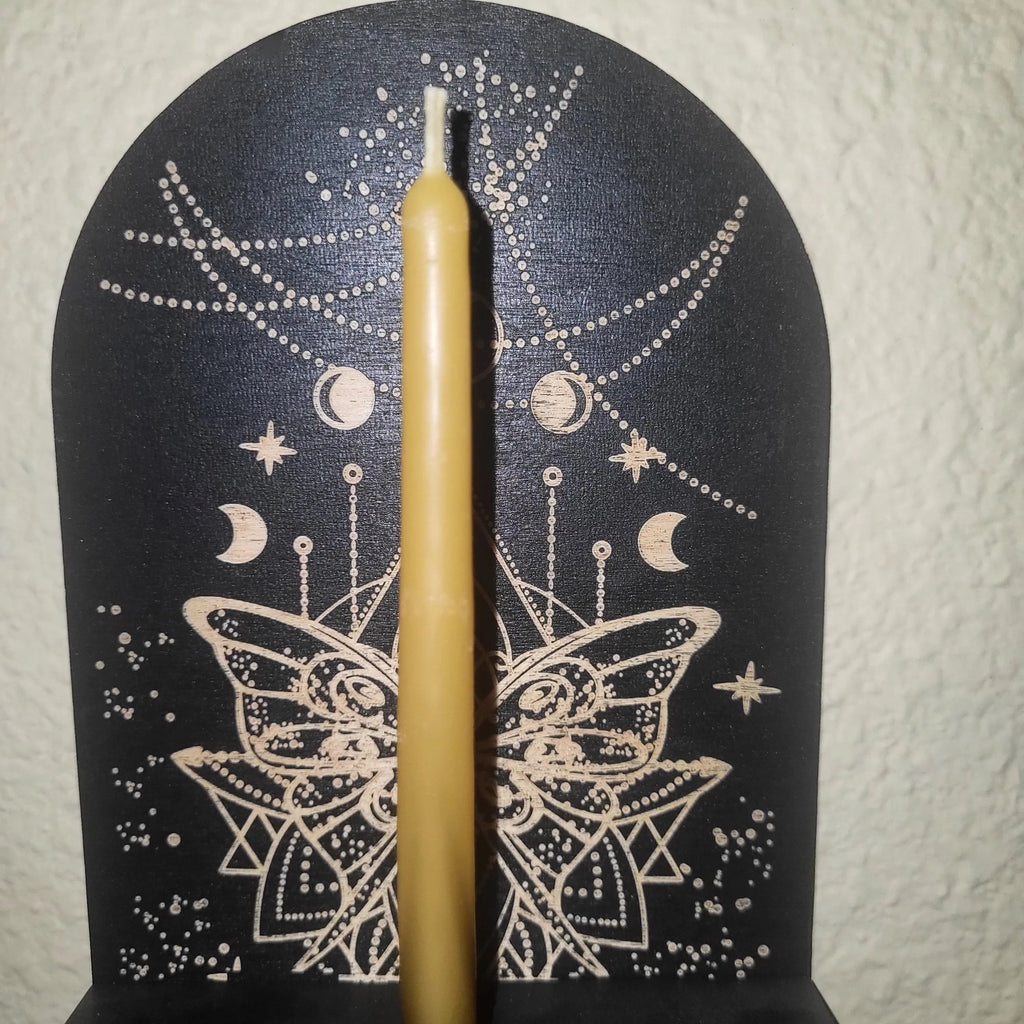 Taper Candles – 100% Pure Beeswax 5" - Witchy wonder
