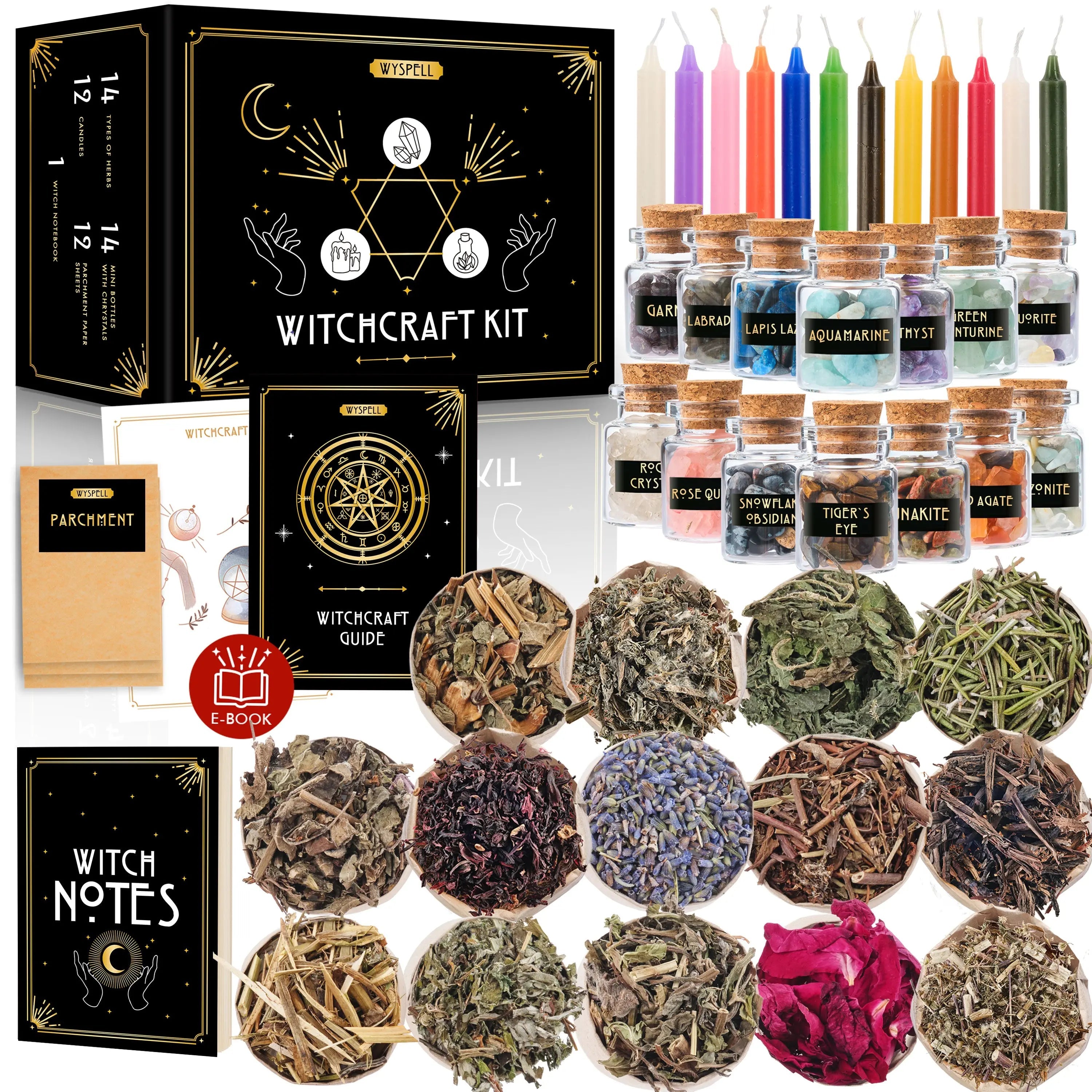 54 PCS Witchcraft Kit - Witchy wonder