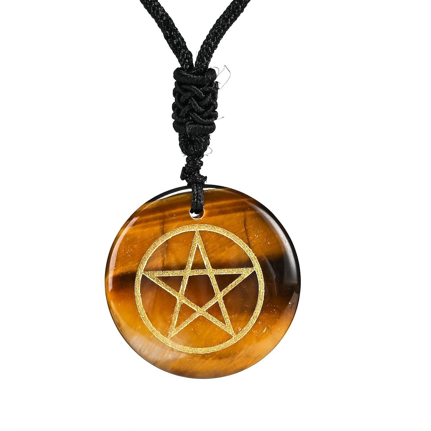 Pentacle Crystal Rope Necklaces - Witchy wonder