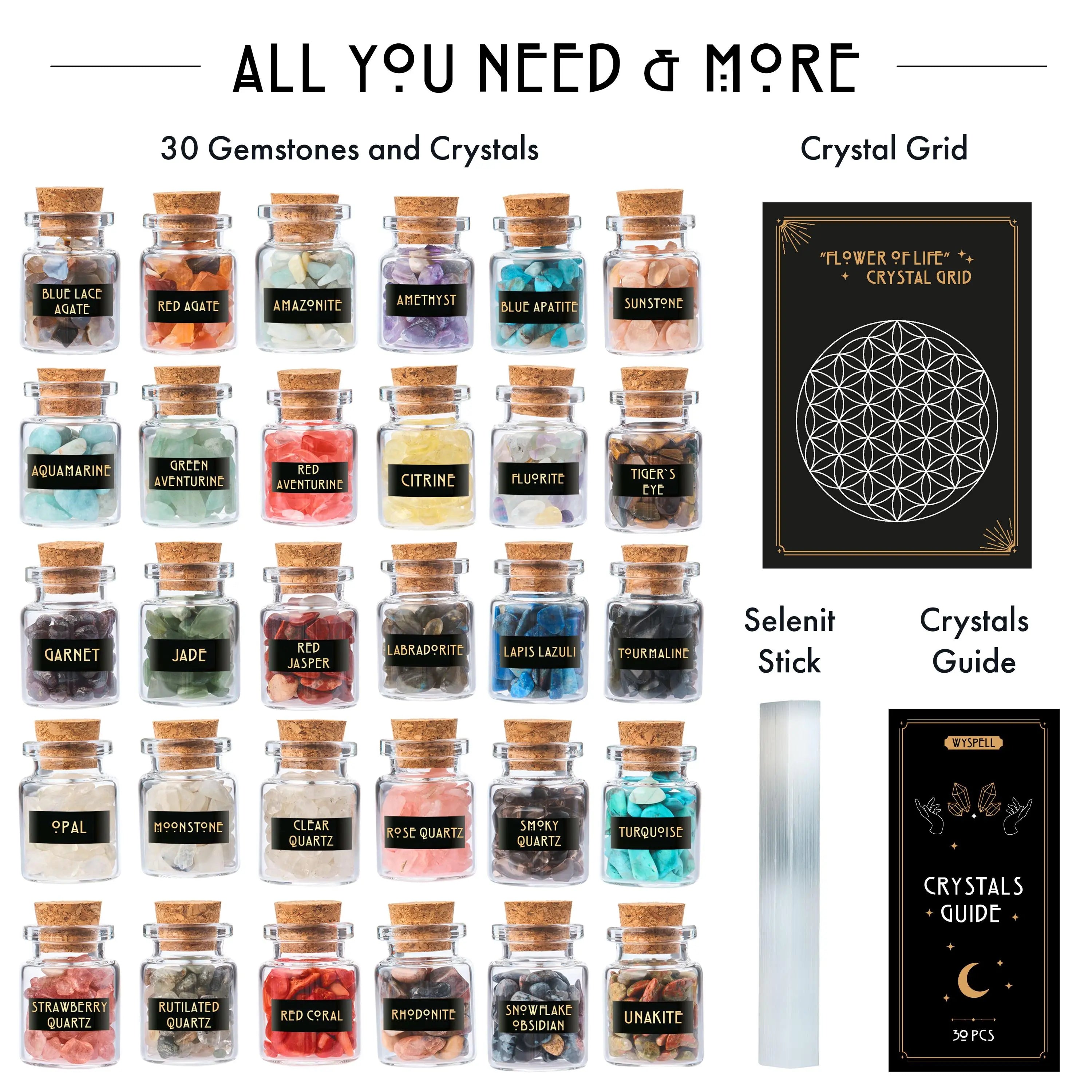 30 PCS Gemstone Kit - Witchy wonder