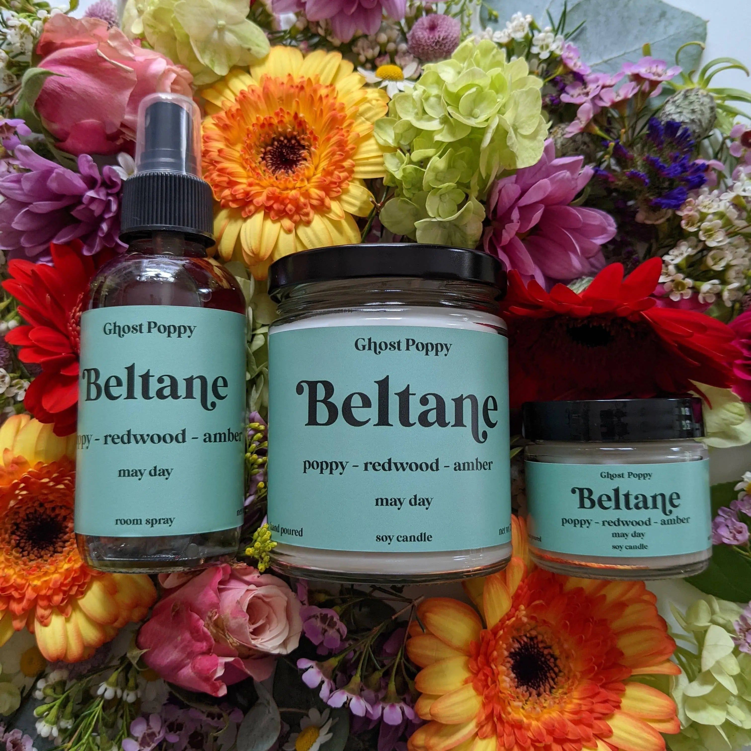 Beltane Summer Mini Candle - Witchy wonder