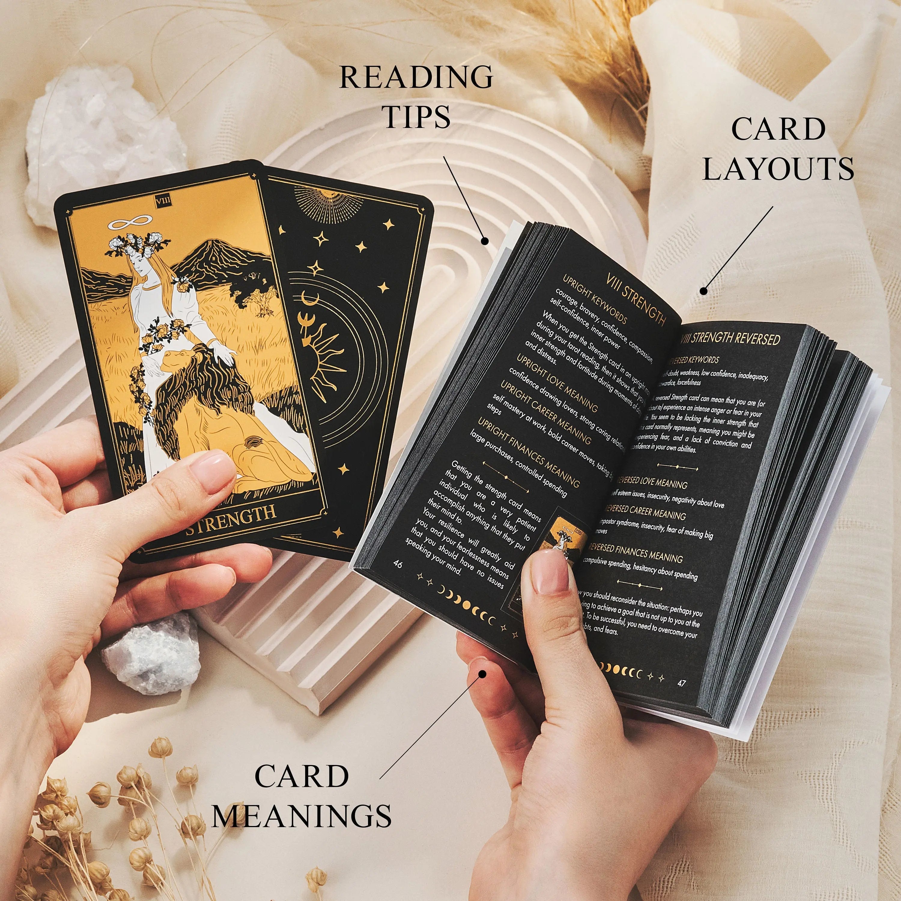 Gold Tarot Deck - Witchy wonder