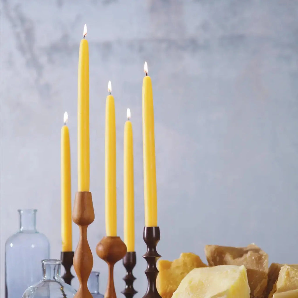 100% Pure Beeswax Tapers - Witchy wonder