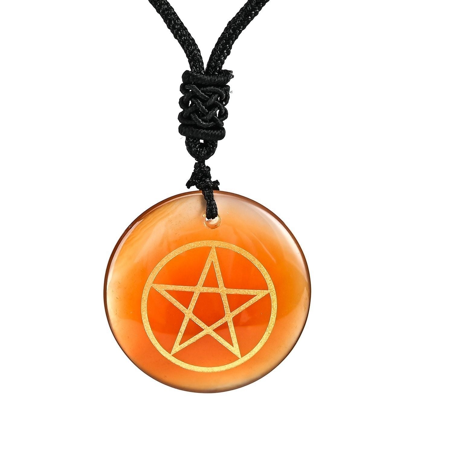 Pentacle Crystal Rope Necklaces - Witchy wonder