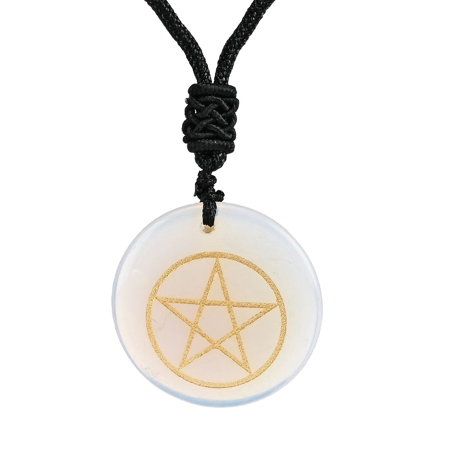 Pentacle Crystal Rope Necklaces - Witchy wonder