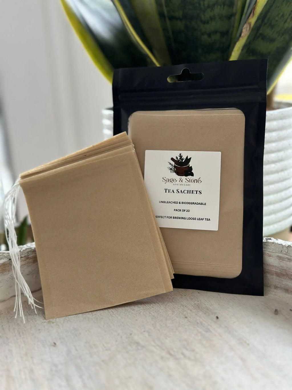Tea Sachet biodegradable loose leaf tea bags - Witchy wonder