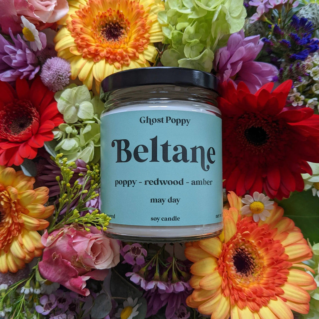 Beltane Summer Candle - Witchy wonder