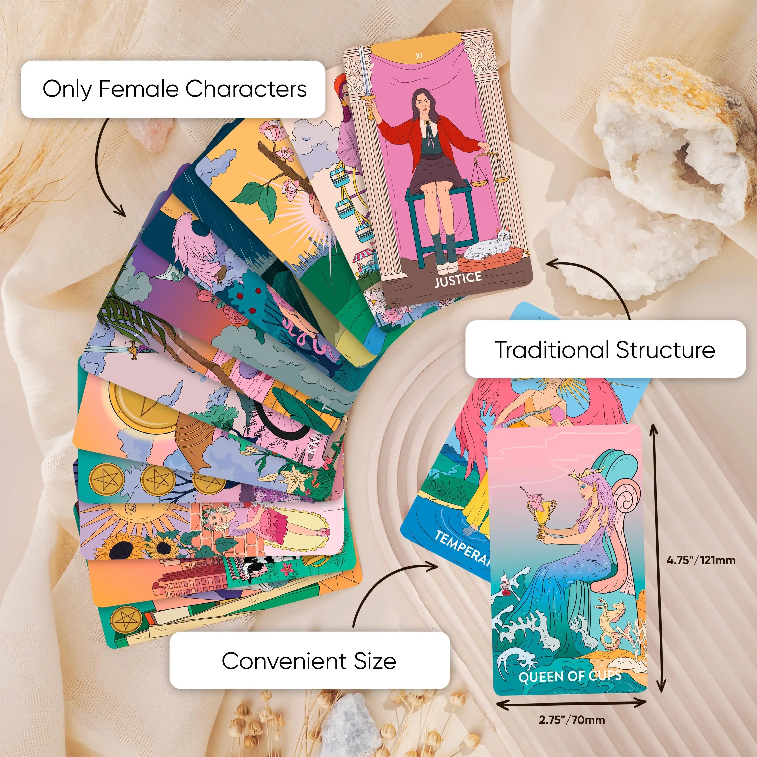 Neoteric Feminine Tarot (Full Resolution) - Witchy wonder