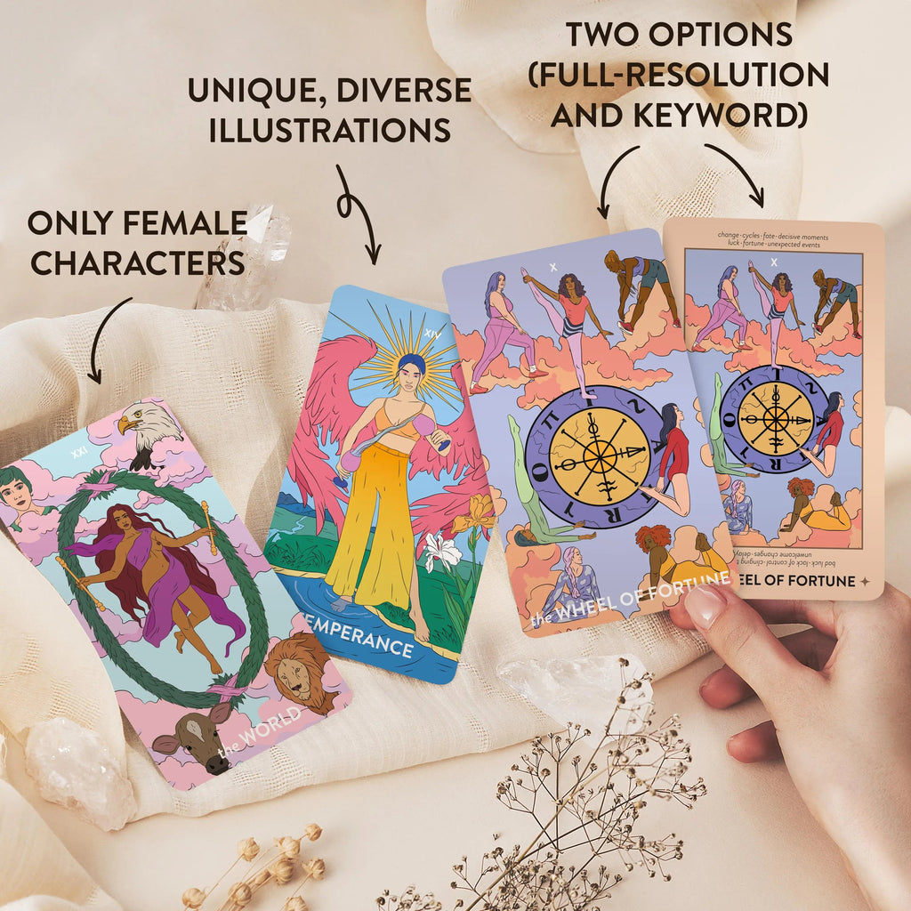 Neoteric Feminine Tarot (Full Resolution) - Witchy wonder