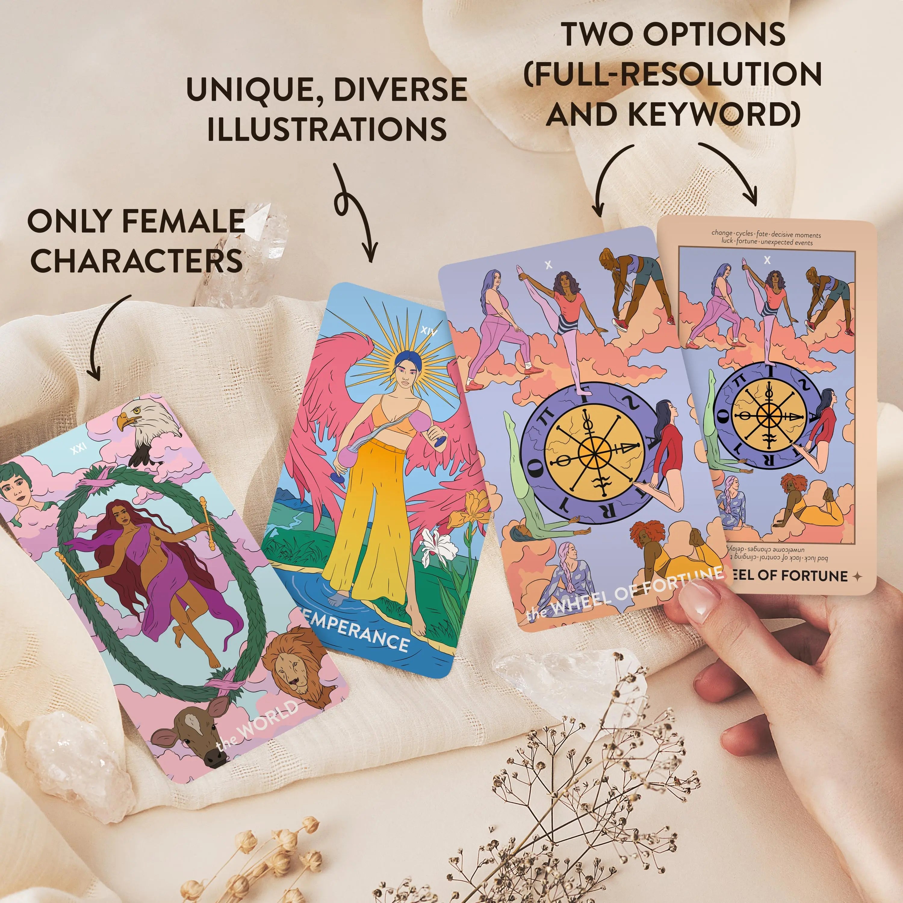 Neoteric Feminine Tarot (Full Resolution) - Witchy wonder