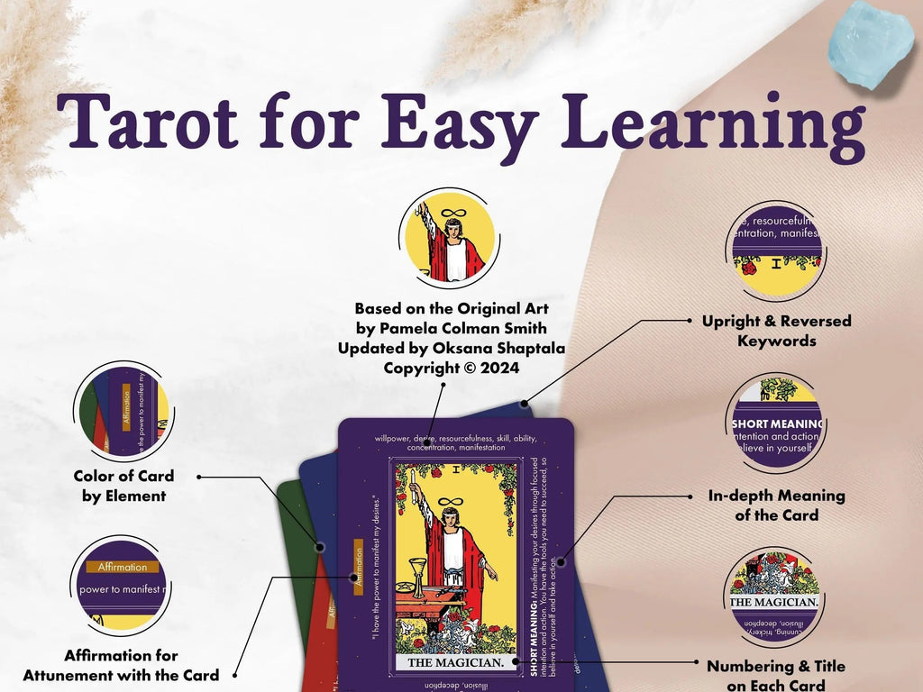 Learning Tarot Deck - Witchy wonder