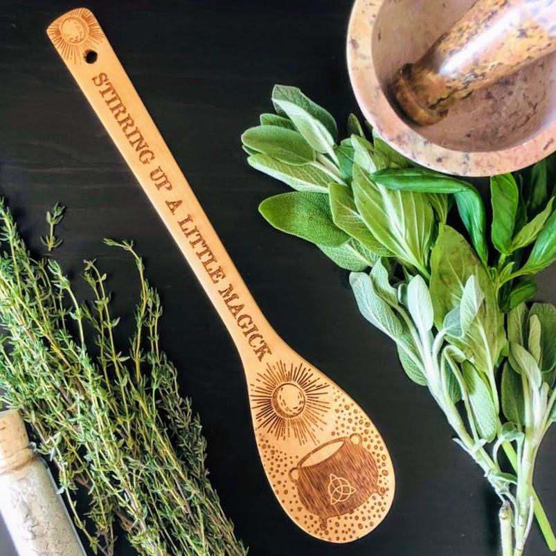 Witchy Bamboo Wooden Spoon - Witchy wonder