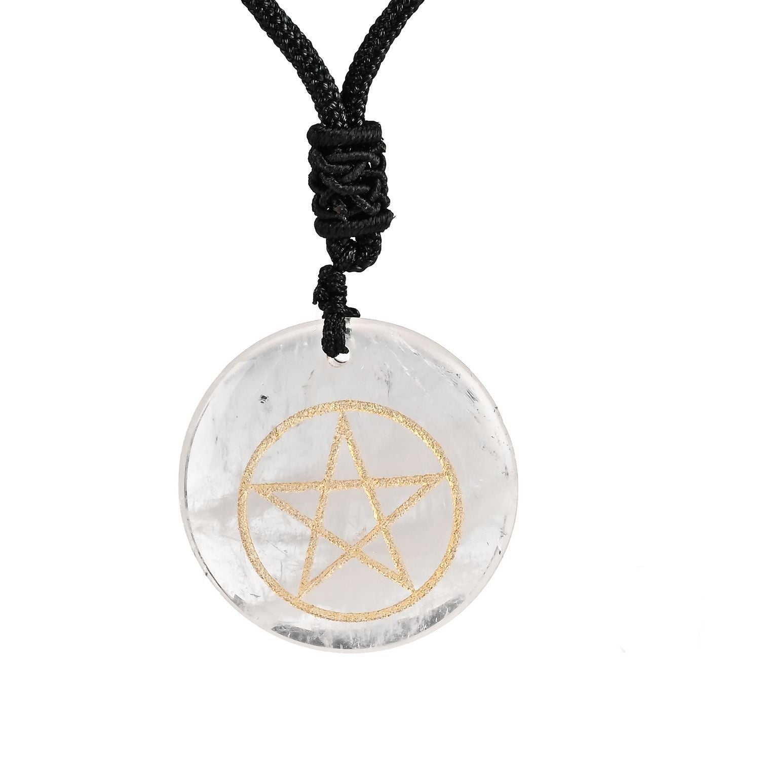 Pentacle Crystal Rope Necklaces - Witchy wonder
