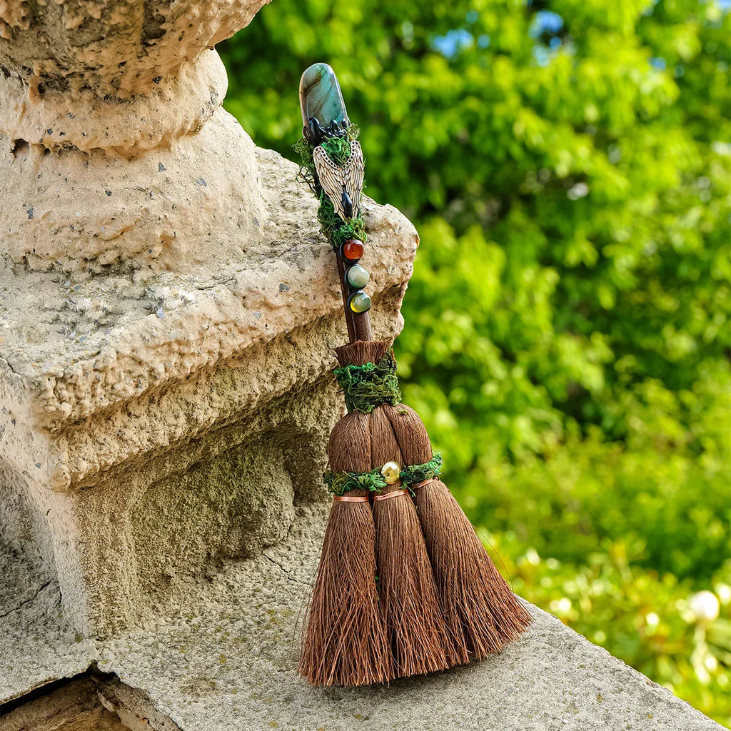 Crystal Charm Brooms - Witchy wonder