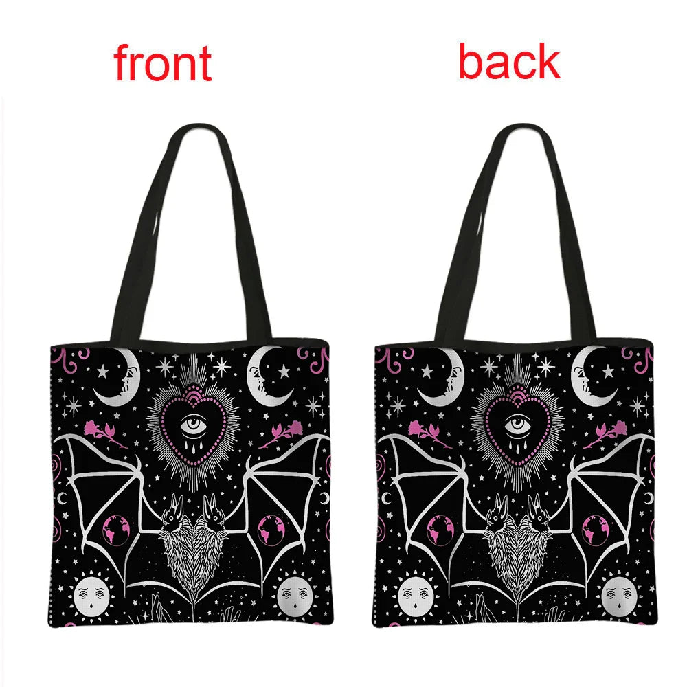 Witchy Gothic Tote Bags - Witchy wonder