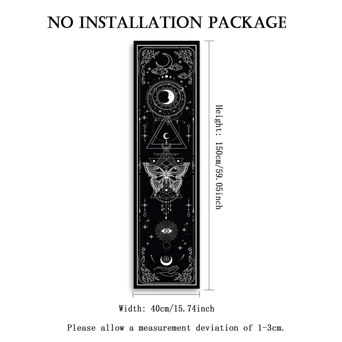 Witchy Sun & Moon Banner Tapestry - Witchy wonder