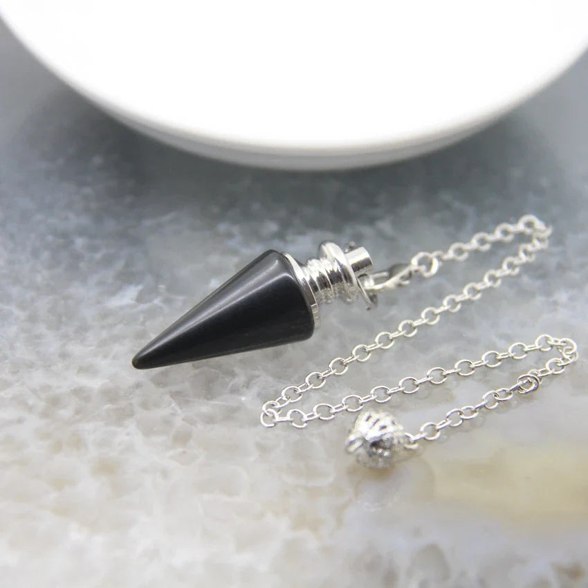 Silver Crystal Pendulums - Witchy wonder