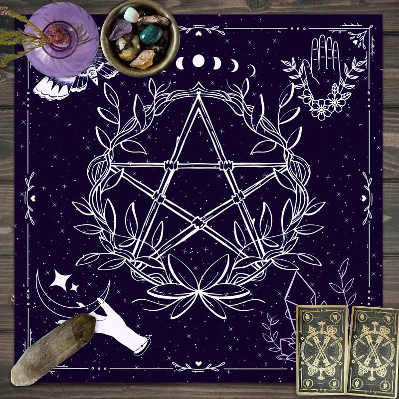 Pentacle Altar Cloth - Witchy wonder