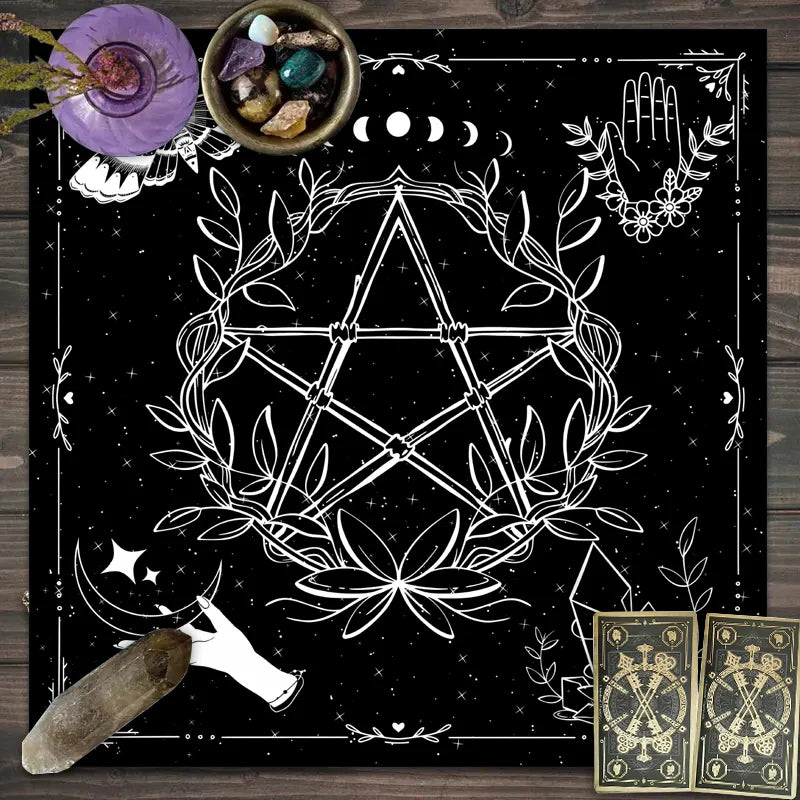 Pentacle Altar Cloth - Witchy wonder