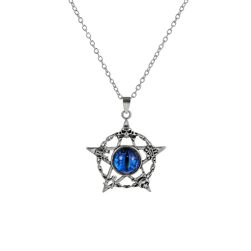 Dragon Eye Pentacle Necklaces - Witchy wonder