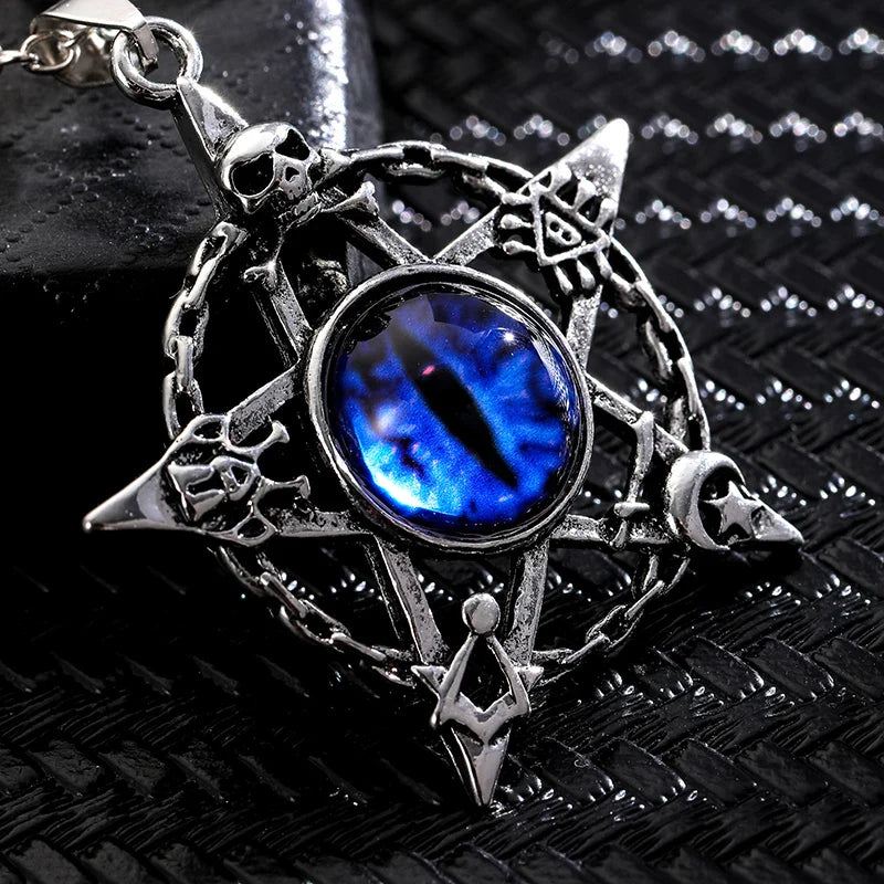 Dragon Eye Pentacle Necklaces - Witchy wonder