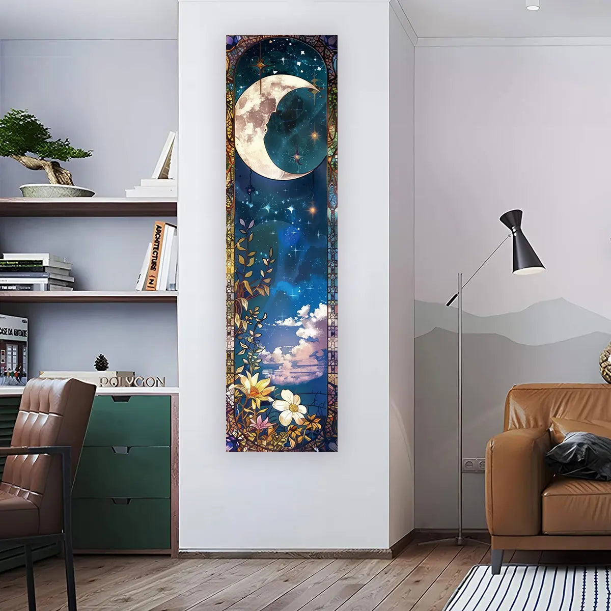 Witchy Sun & Moon Banner Tapestry - Witchy wonder
