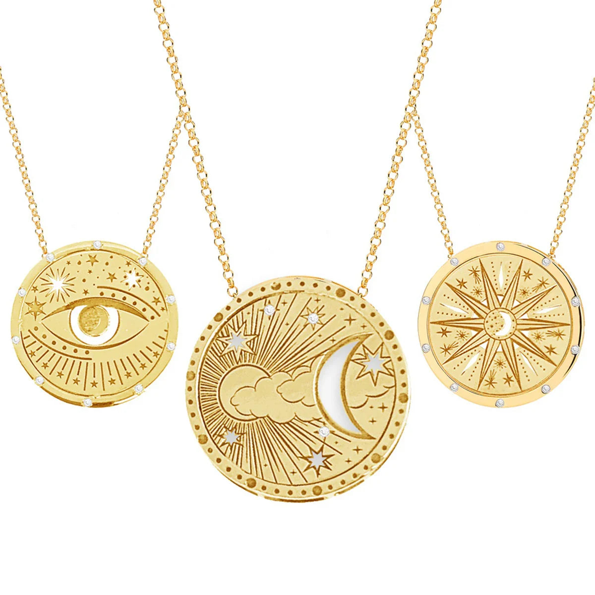 Gold Boho Design Necklaces - Witchy wonder