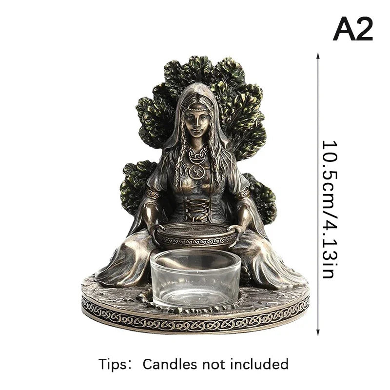 Celtic God & Goddess Candle Holder - Witchy wonder