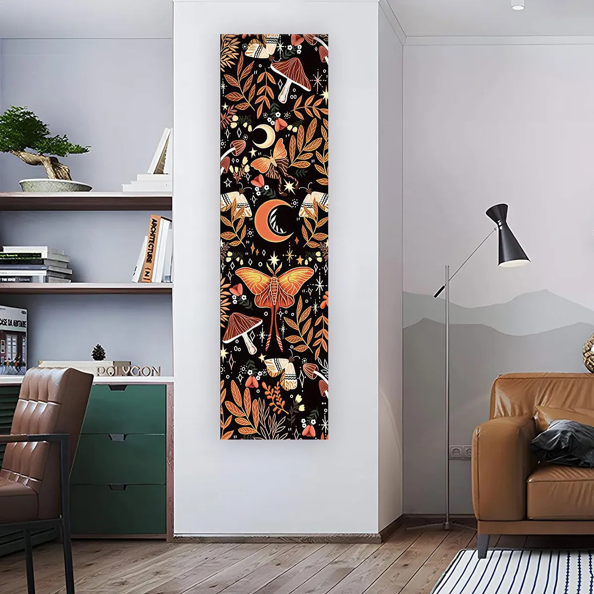 Witchy Sun & Moon Banner Tapestry - Witchy wonder