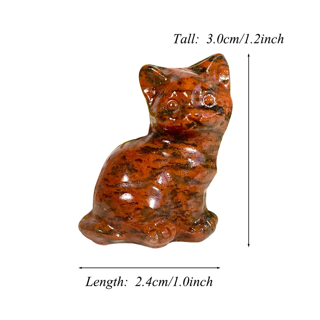 Crystal Cat Statue - Witchy wonder