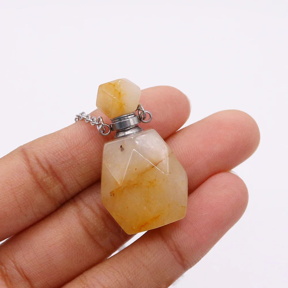 Crystal Potion Bottle Necklaces - Witchy wonder