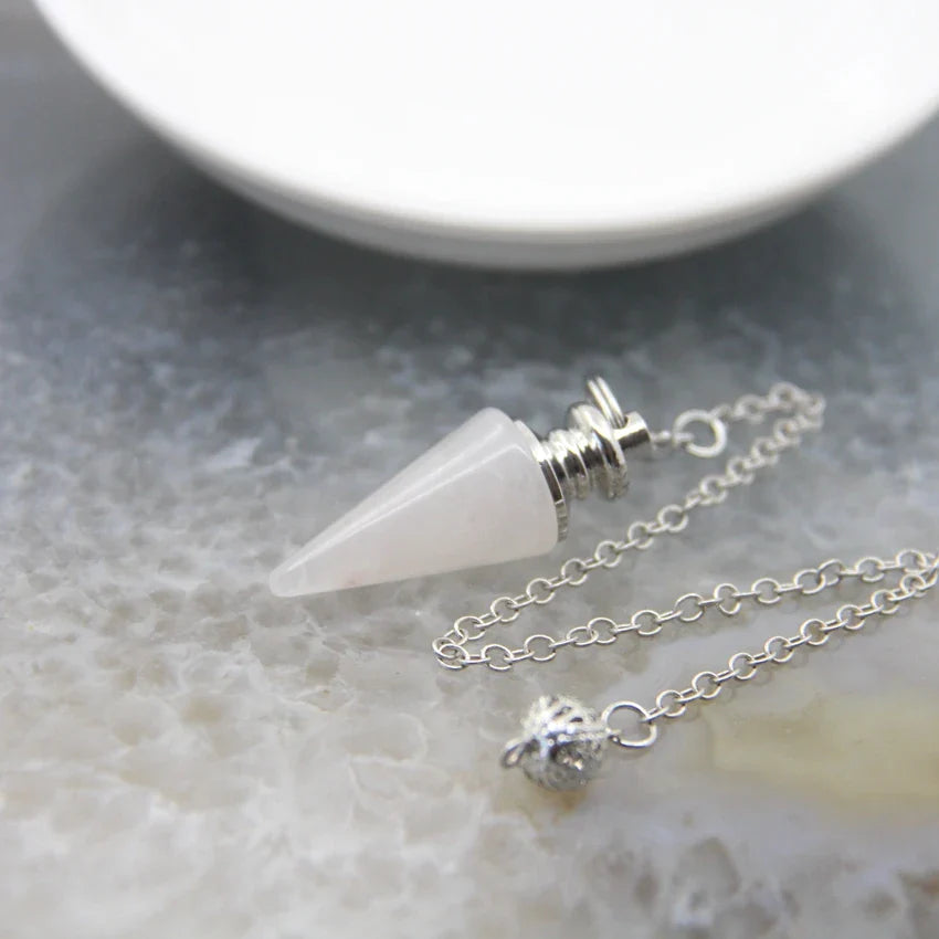 Silver Crystal Pendulums - Witchy wonder