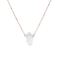 Crystal Hexagon Gold Necklaces - Witchy wonder