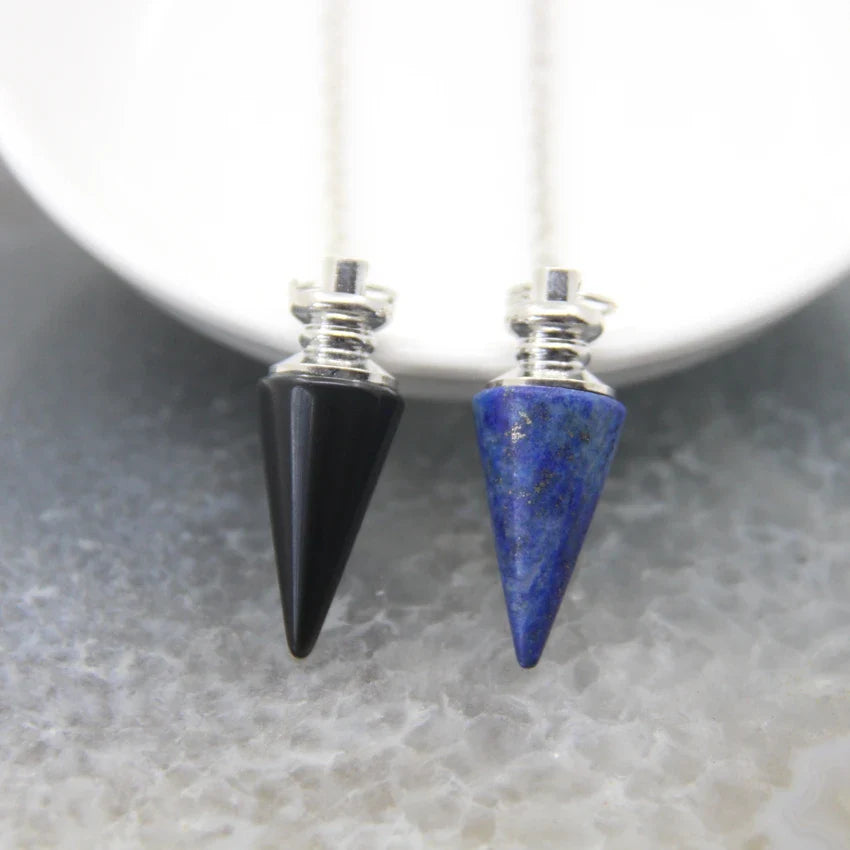Silver Crystal Pendulums - Witchy wonder