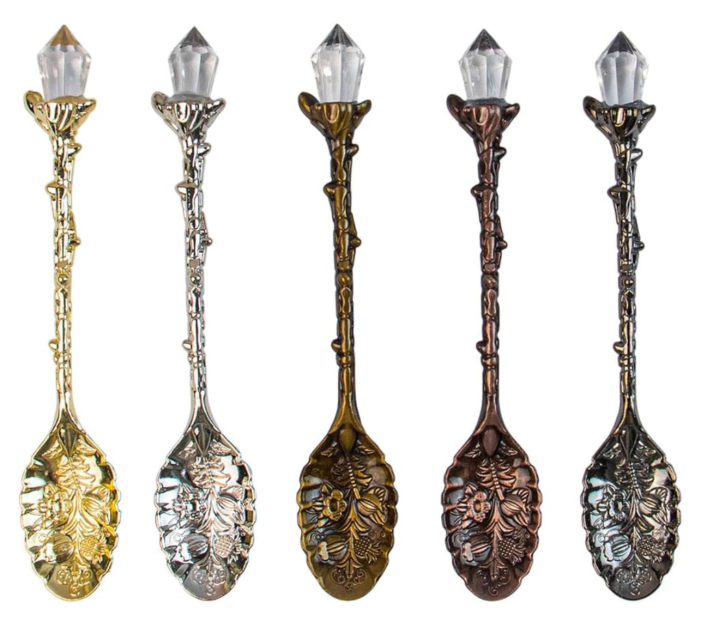 Clear Quartz Crystal Tea Spoons - Witchy wonder
