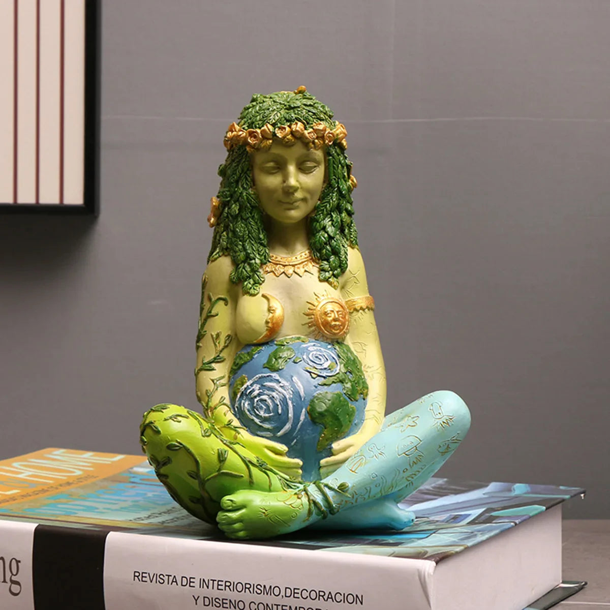 Gaia Earth Goddess Statue - Witchy wonder