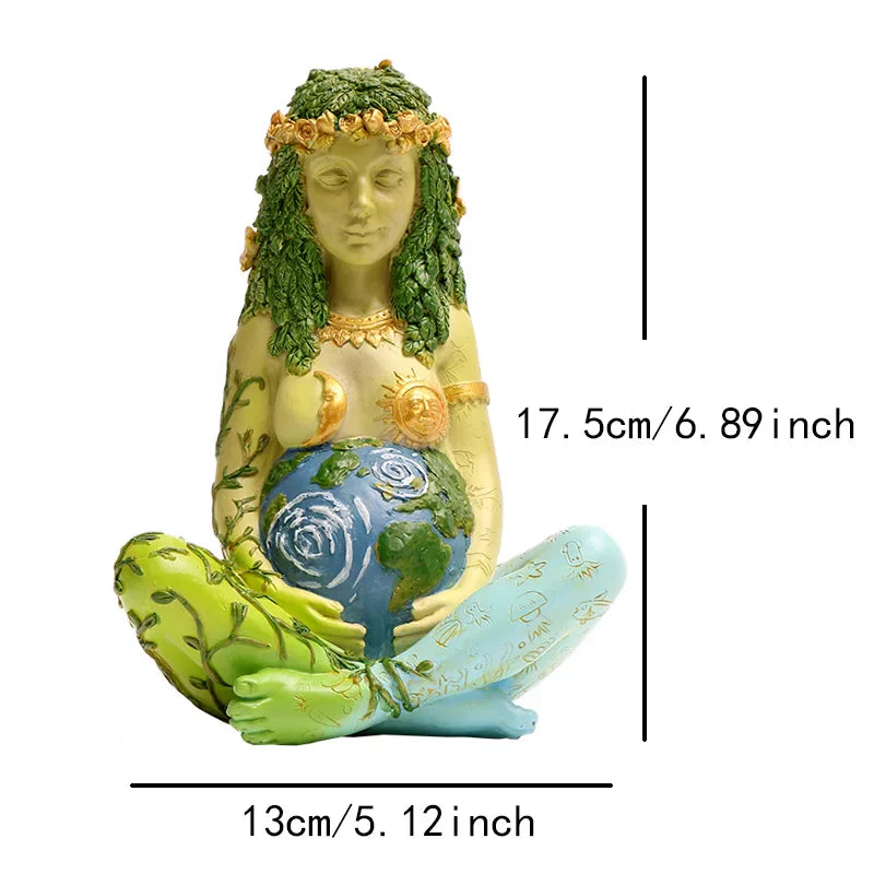Gaia Earth Goddess Statue - Witchy wonder