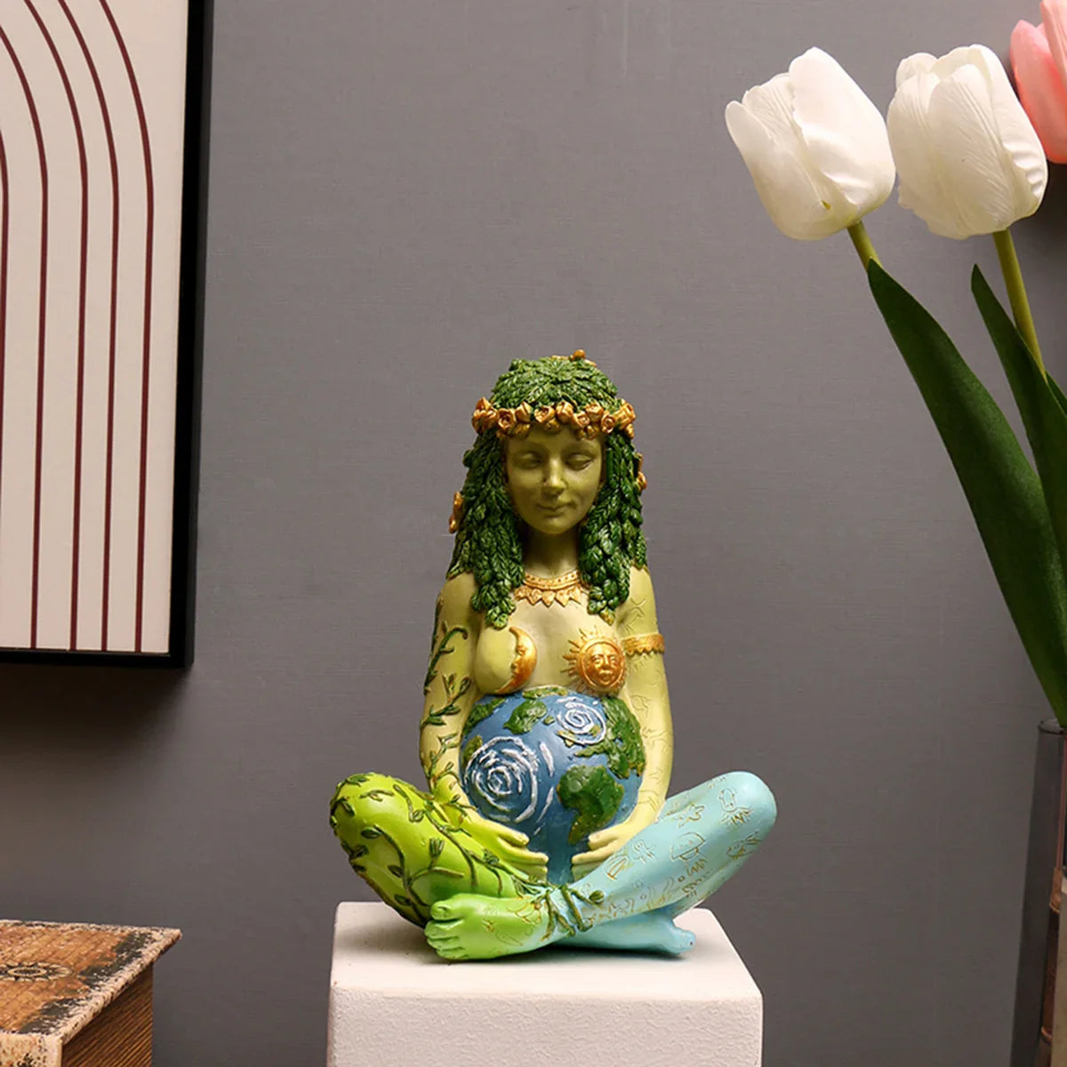 Gaia Earth Goddess Statue - Witchy wonder