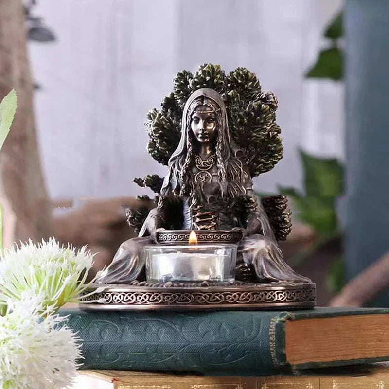 Celtic God & Goddess Candle Holder - Witchy wonder