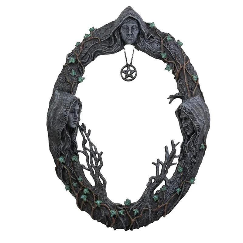 Triple Goddess Mirror - Witchy wonder