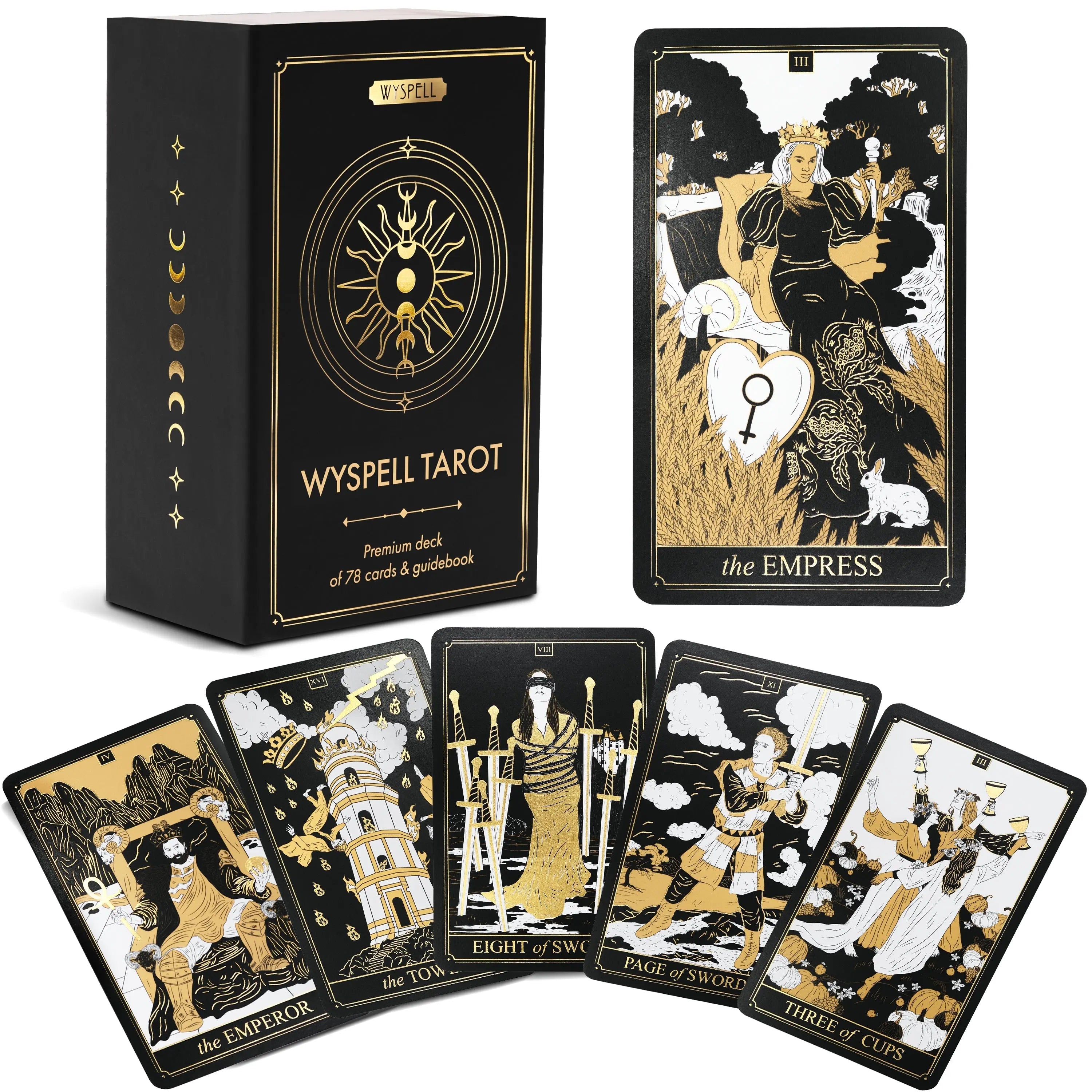 Gold Tarot Deck - Witchy wonder