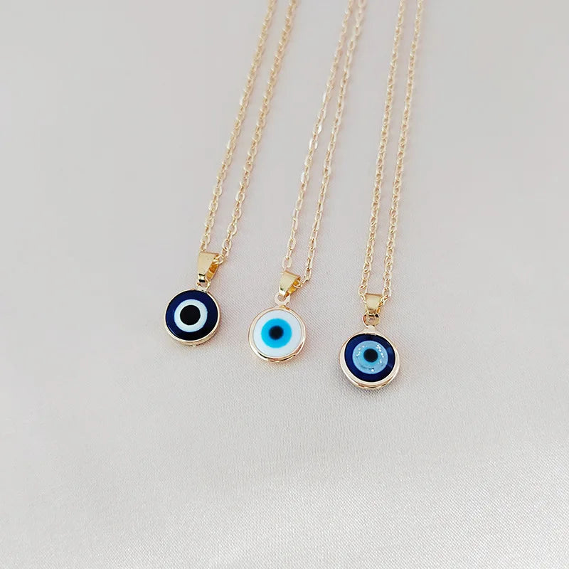 Gold Evil Eye Necklaces - Witchy wonder