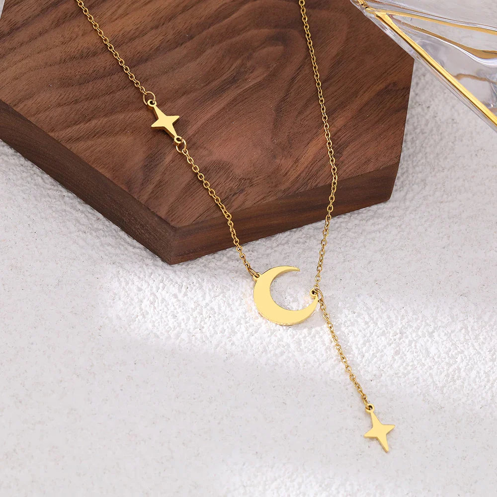 Moon Star Necklaces - Witchy wonder