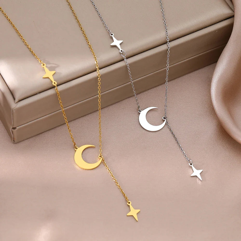 Moon Star Necklaces - Witchy wonder