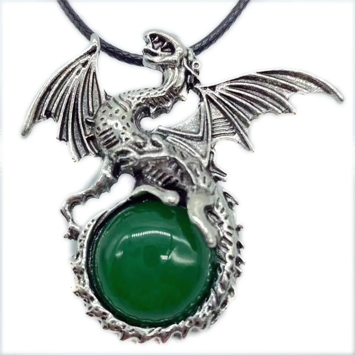 Crystal Circle Dragon Necklaces - Witchy wonder