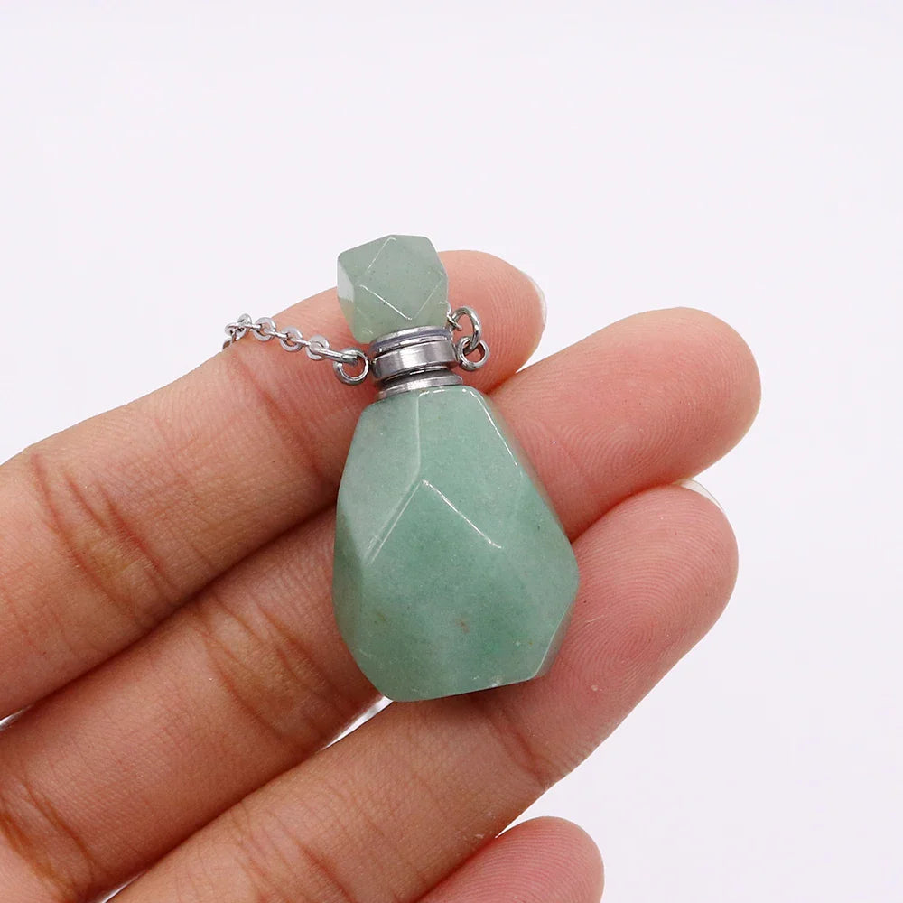 Crystal Potion Bottle Necklaces - Witchy wonder