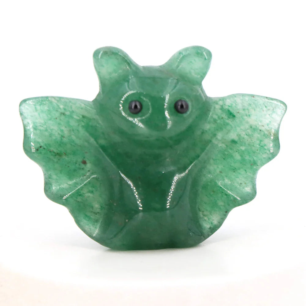 Crystal Bat Statues - Witchy wonder