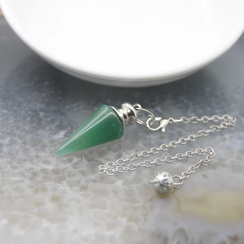 Silver Crystal Pendulums - Witchy wonder