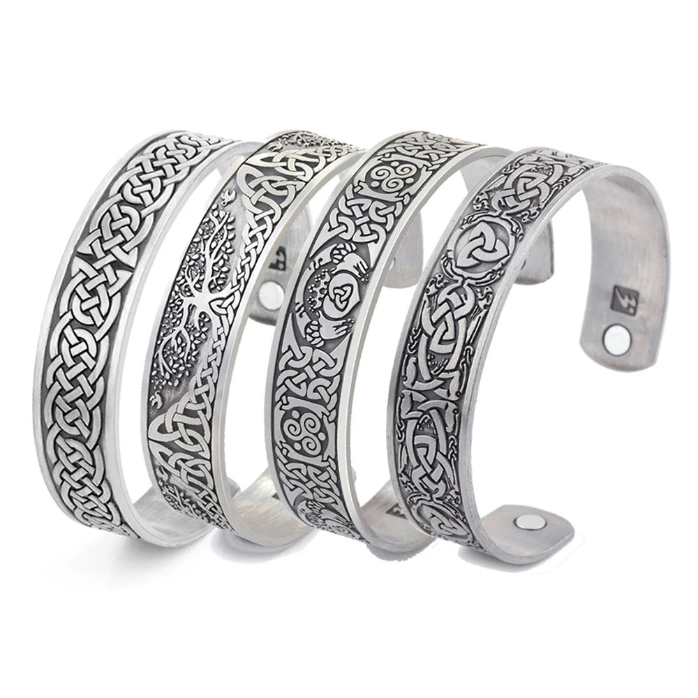 Celtic Knot Designs Magnetic Bracelets - Witchy wonder